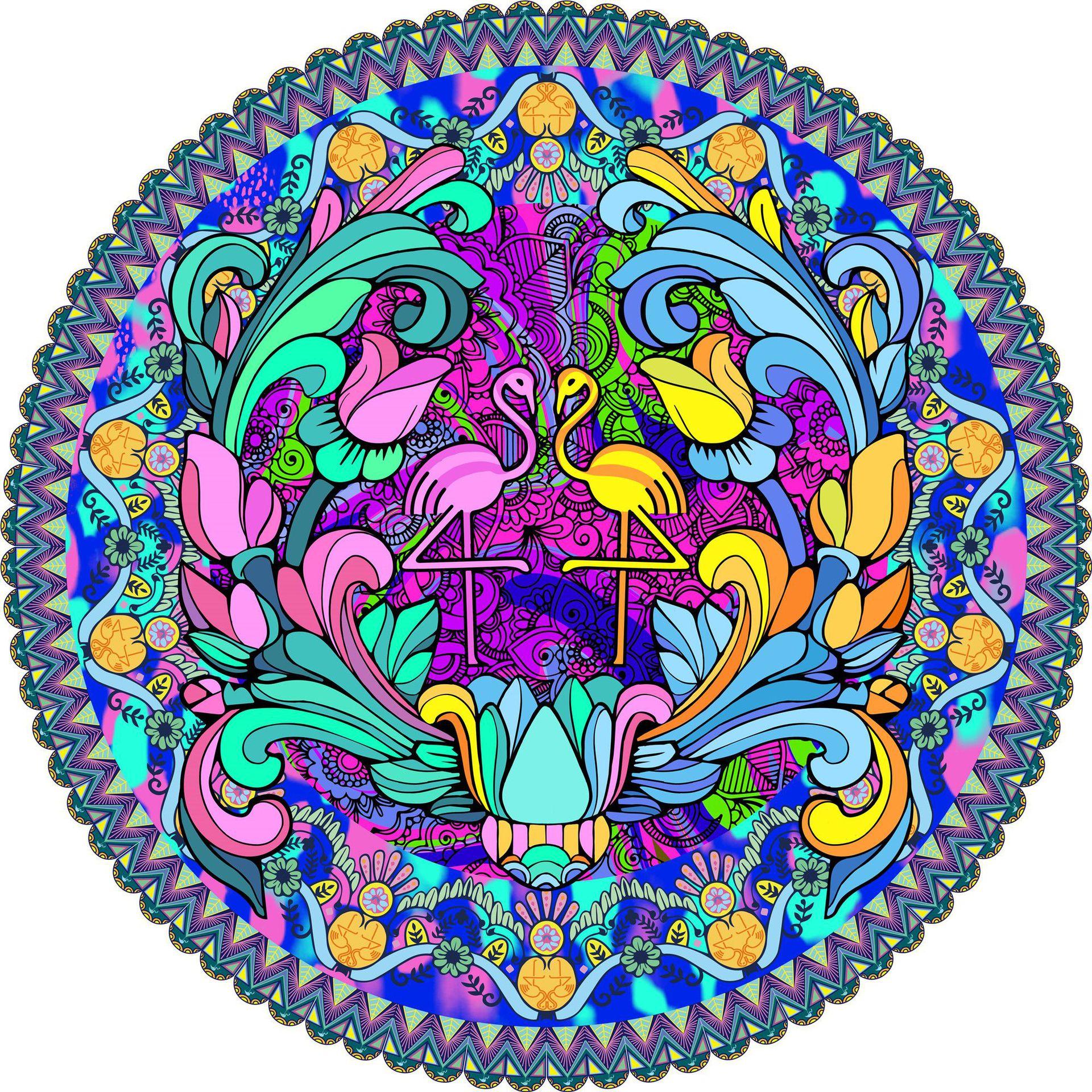 

Tobefu 1000Pcs/Set Vivid Rainbow Earth Moon Round Geometrical Photo Game Adult Kids Diy Educational Plaything Jigsaw Game Paper
