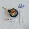Japanese Sashimi Rice Spoon Gashapon Capsule Toy Miniature Box Food Bag Charm Keychain Simulation Seafood Pendant Decor Gifts