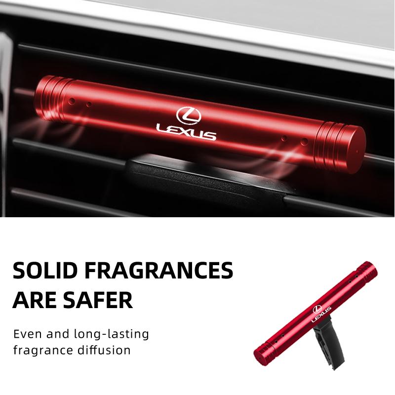 BJYL6 Interior Stickers Car Air Vent Perfume Flavoring Clip Fragrance Aromatherapy Freshener For Lexus ES CT GS NX CT200h IS300h ES300