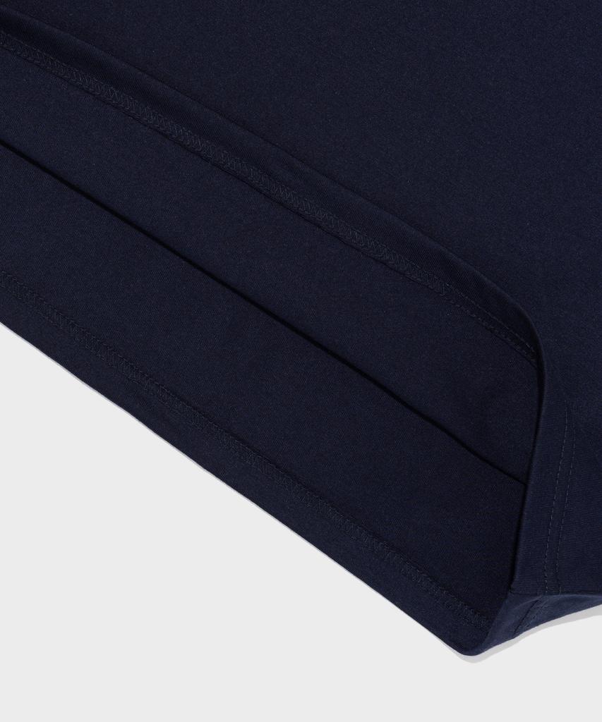ANALOG MOOD Summer Vacation Mood Short Sleeve T-Shirt (Navy)