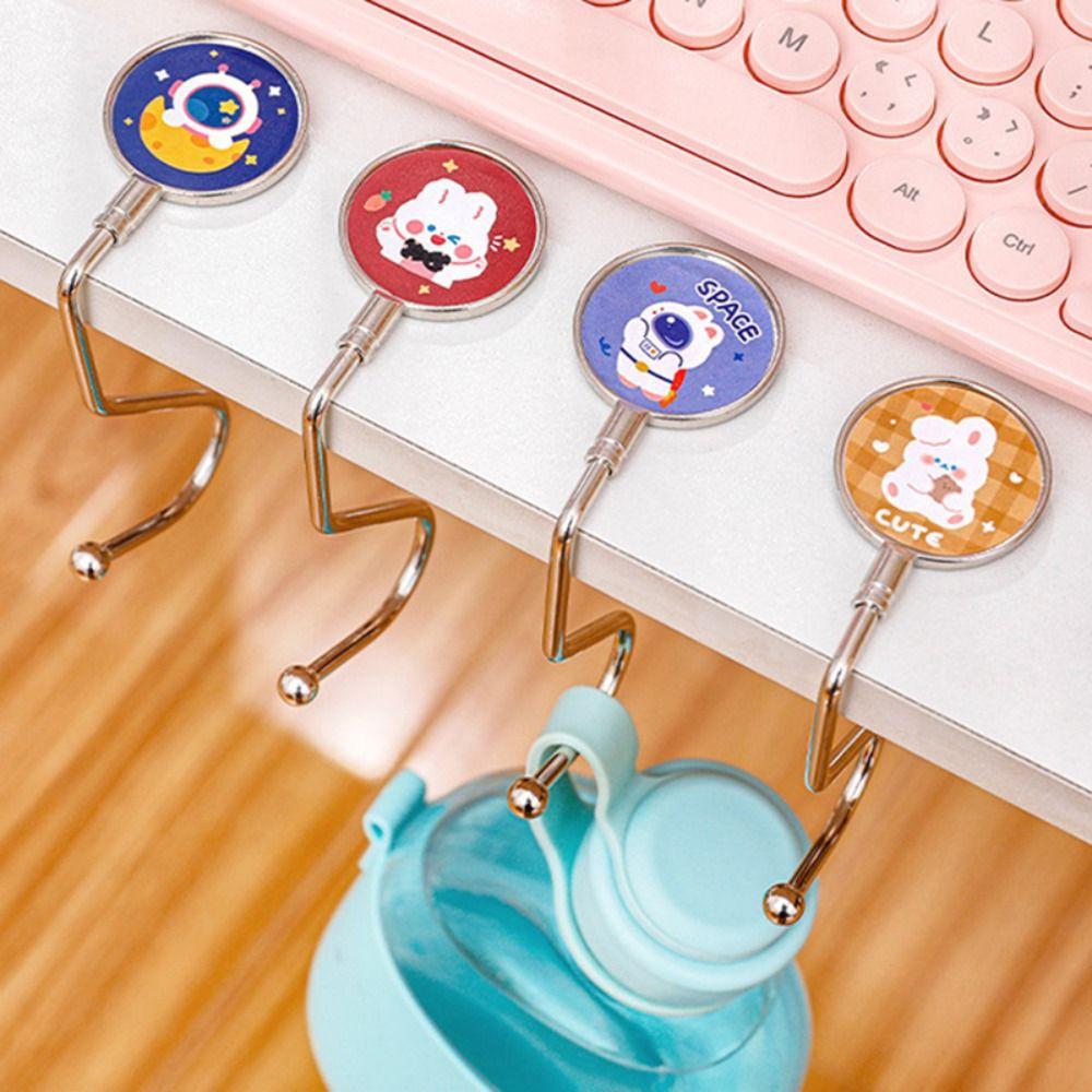 Movable Hook Student Gift Handbag Hanger Purse Bag Table Hook Desk Hanging Holder Desk Hook