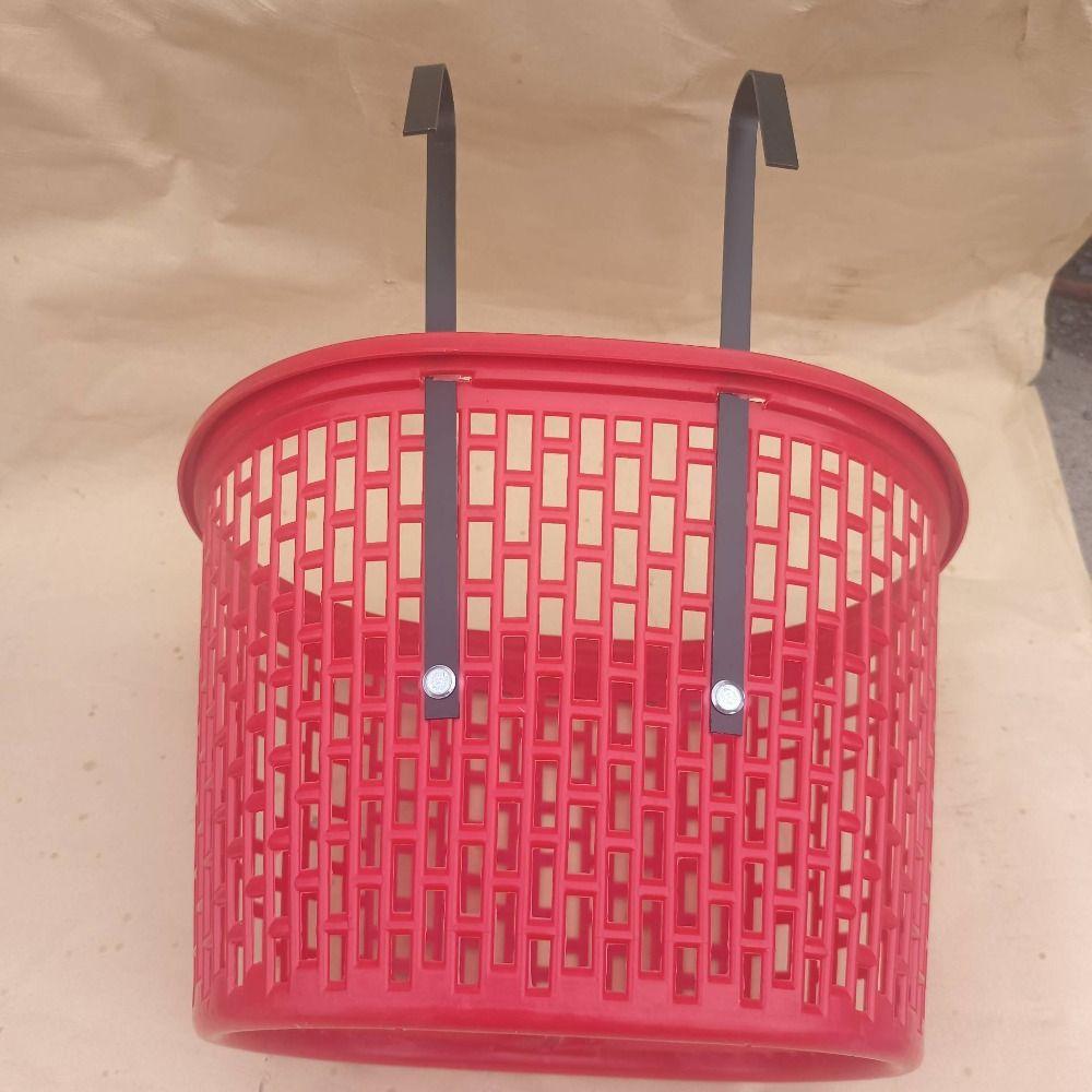 Multicolors Bicycle Storage Bag Plastic Student Front Basket  Rear Cycling Accessories