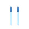 Câble réseau RJ45 Cat.6A - AISENS - 3 mètres - Bleu - UTP AWG24 - 500 MHz - Haute vitesse - Conforme PoE - Mâle à mâle