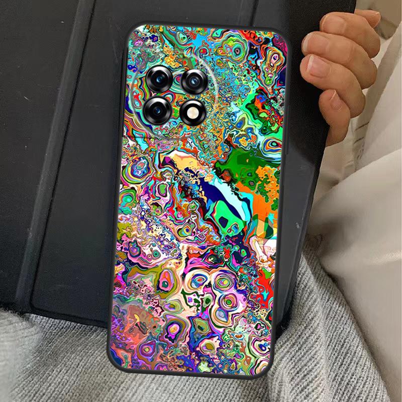 Psychedelic Trippy Art Case For OnePlus Nord 5 CE 2 3 4 Lite N20 N30 OnePlus 15 13 12 11 10T 10R 12R 13R 13T Cover