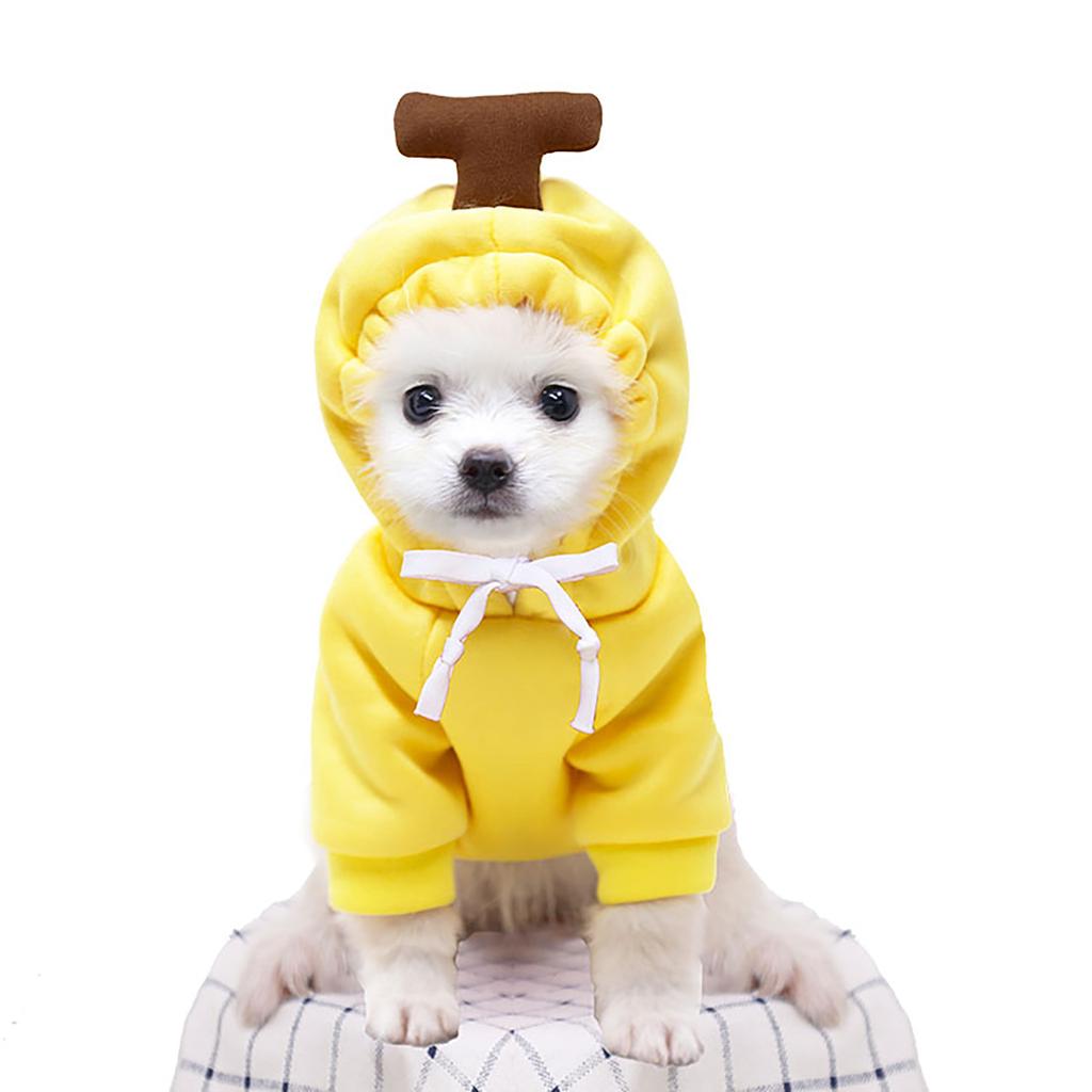 Pet Hoodie Warm Fleece Pullover Soft Comfortable Winter Outfit with Hood and Drawstring for Small Medium Dogs and Cats