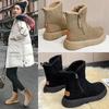 Cold-resistant Warm Short Boots Women's Fleece Thickened Boots Cotton Shoes Women's New Winter Popular Snow Boots Women's Cotton Boots