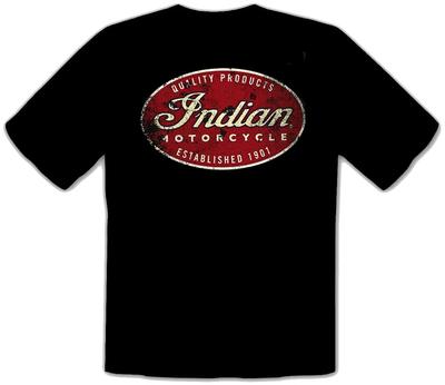 INDIAN PANHEAD HARLEY ANGELS MC MOTORRADCLUB BIKER CHOPPER Schwarzes T-Shirt -172-