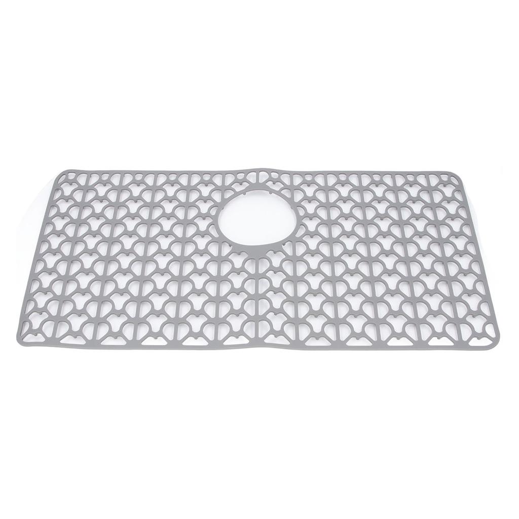 Kitchen Sink Mat Silicone Scratch Resistant Anti Slip Water Proof Reusable Multifunction for Dishes