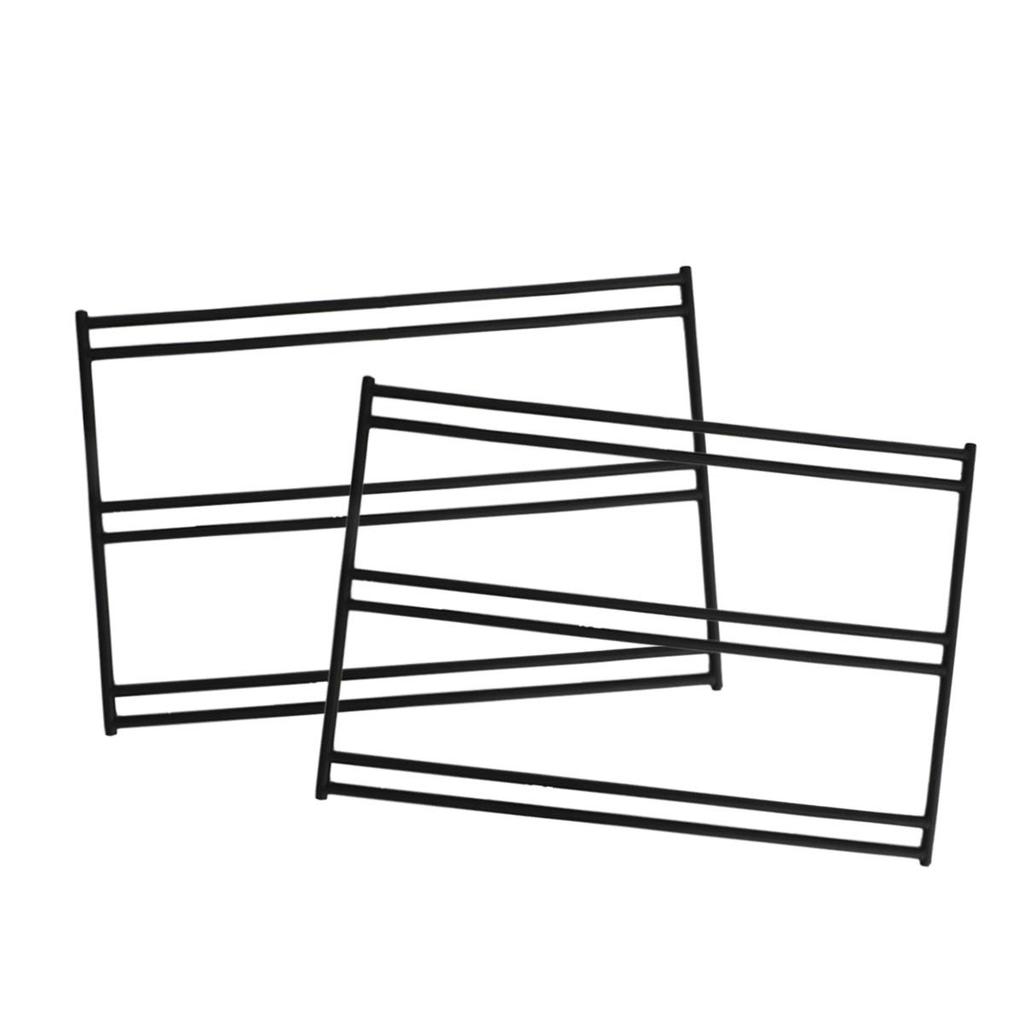 DOD Tequila Leg 4 Plates for a Wide Table of L, (Set 2) TL5-606-BK