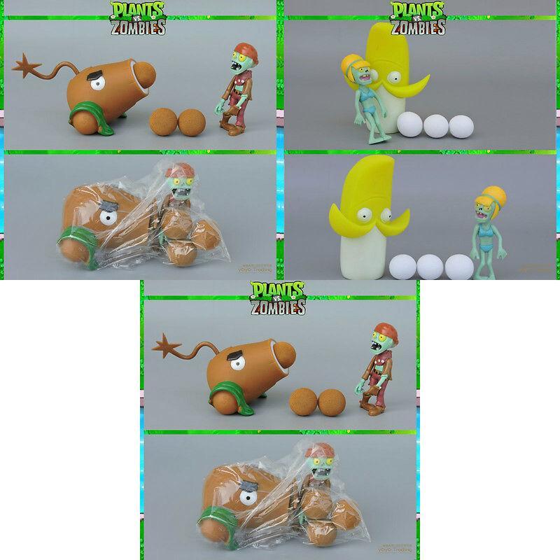 Plants V Zombies Pvc Plant Figures Bulk Pack For Kids And Collectors