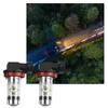 White Car Light Bulbs 12V - 24V 2Pcs 600LM H11 H8 2323 Accessories Driving LED Fog Light Super Bright Practical