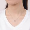 Estelle Official Women's Silver Rhodium-Plated Cubic Zirconia Necklace (Product Code: 0772-4362-0019-0000)