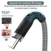 1Pc USB TYPE C Cable 5A Super Fast Charge Cable for Android  USB C Extension Cable for Samsung  Oneplus Universal