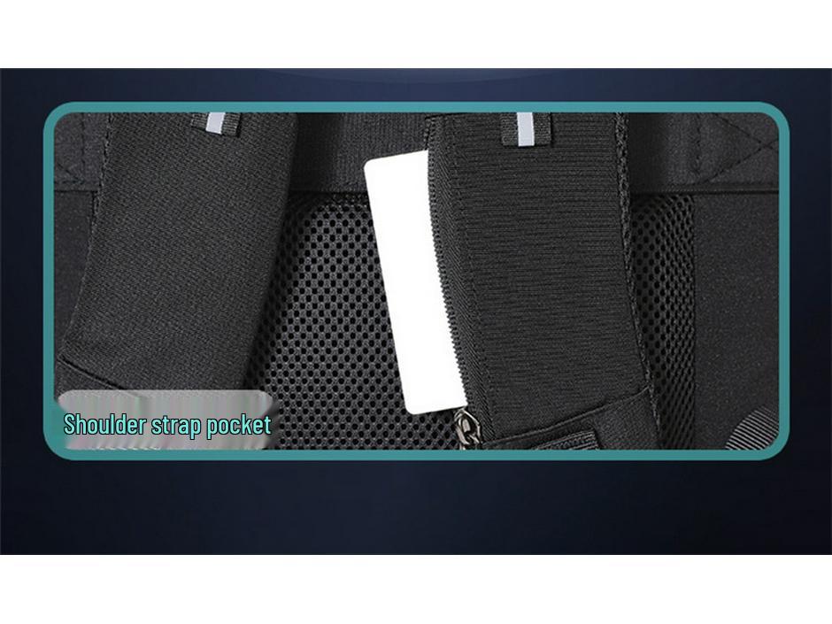Men's Hard Shell Anti-pressure Motorcycle & Business Backpack with Airbag for 17-inch Laptop - Large Capacity