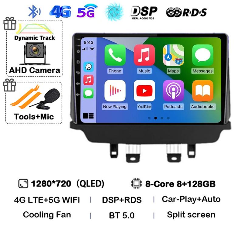 Android 14 Wireless Carplay Auto Car Radio For Mazda CX-3 CX3 Mazda 2 DK 2014 - 2021 Multimedia Video Player GPS Stereo WIFI+4G