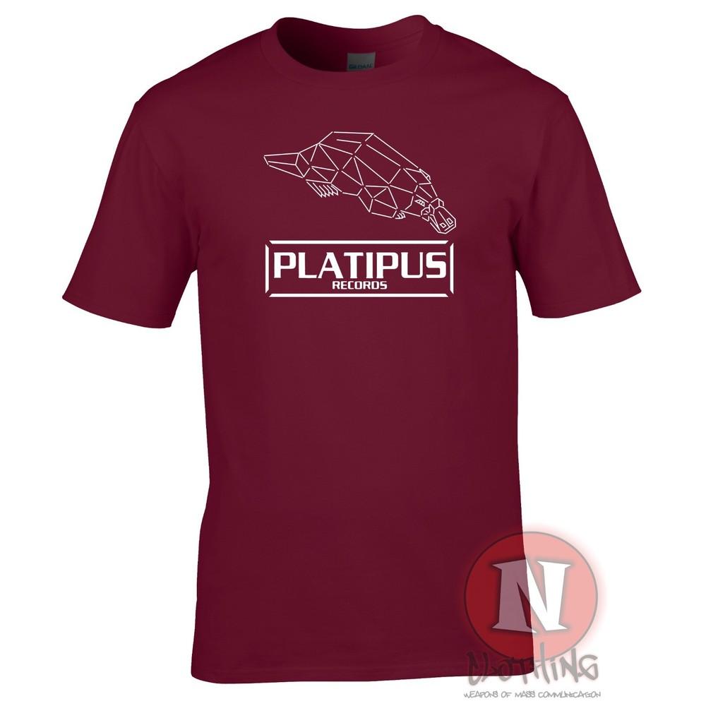Platipus Records TShirt Old School Trance Dance Rave Edm Music Record Label 2XL