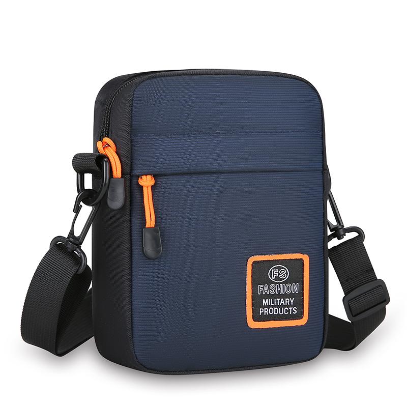 Men's Waterproof Casual Shoulder Bag Multi-Functional Outdoor Crossbody Bag Phone Bag