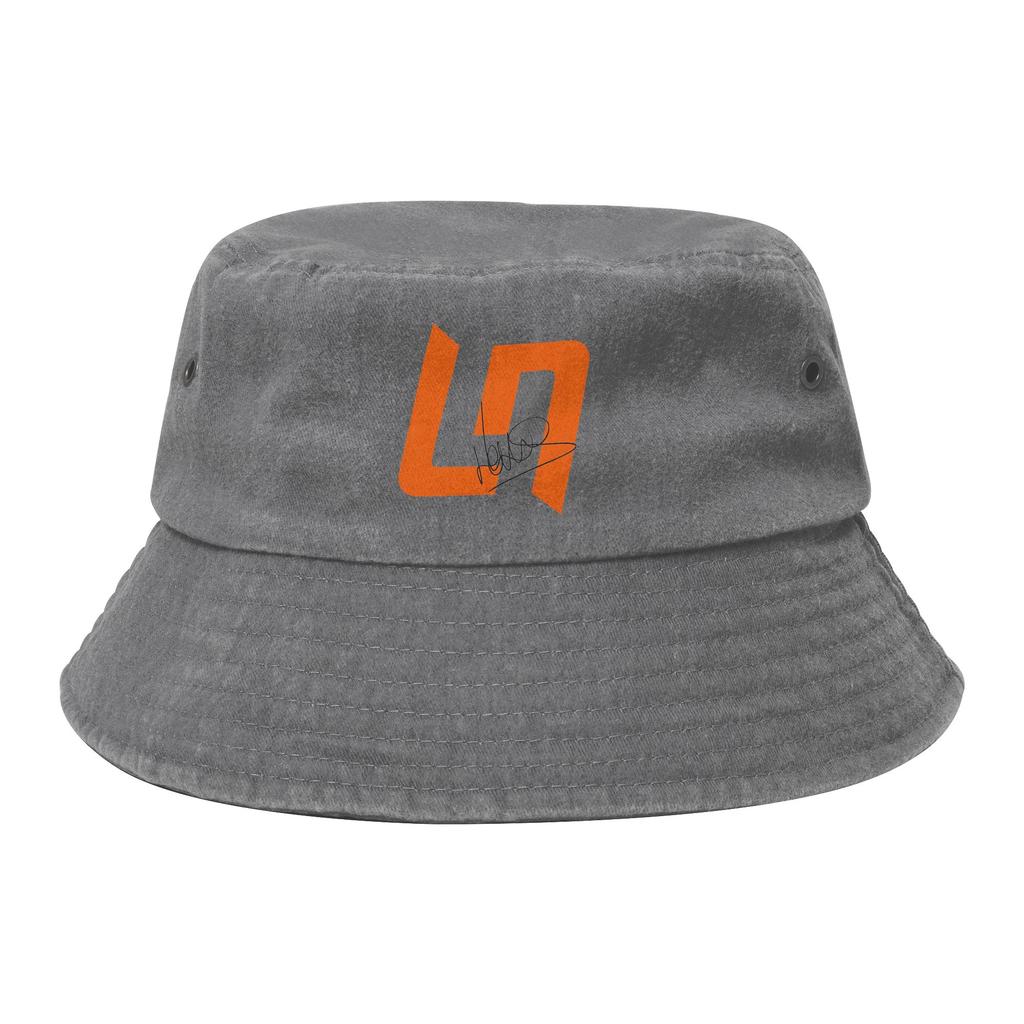 Street LLando NNorris Signed LN Bucket Hats Unisex Lightweight Outdoor Washed Denim Fishing Cap Beach Hat