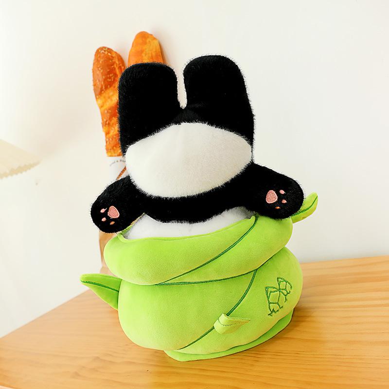 Bamboo Tube Bamboo Shoots Panda Doll Cute Panda Doll Plush Toy Children'S Birthday Gift