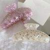 Fashionable Acetate Hair Clip With Rhinestones Perfect For Women Enhancing Their Look Prom Event Or Casual Outings