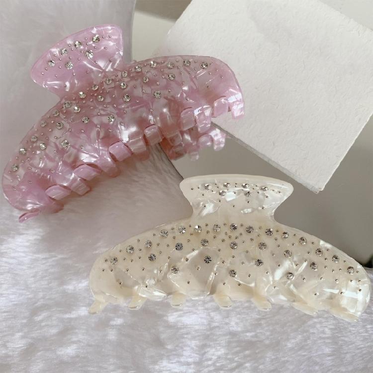 Fashionable Acetate Hair Clip With Rhinestones Perfect For Women Enhancing Their Look Prom Event Or Casual Outings