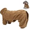 Winter Dog Clothes Puppy Sweaters High Neck Warm Pet Cold Weather Clothing for Dogs Cats
