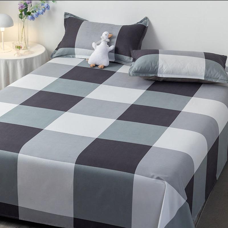 Bed Sheet Thickened Single Product Winter Washed Stylish Simplicity Cotton New Students Dormitory Breathable Comfortable Sheets