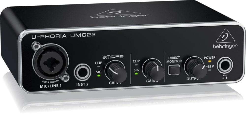 Behringer umc22 - interfejs usb