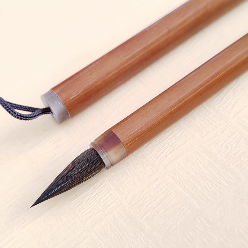 Small Case Brush, Mouse Whisker, Small Case, Cursive, Thin Gold Body Calligraphy, Chinese Painting, Meticulous Drawing, Hook Pen