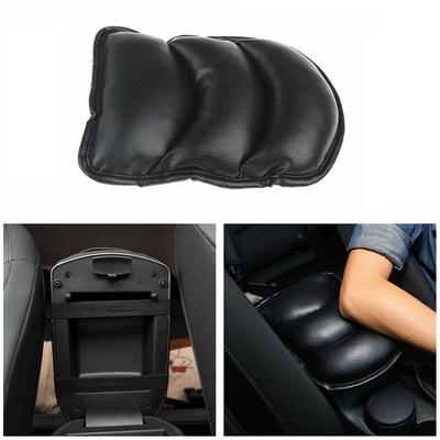 Car Auto Seat Center Console Armrest Cushion Cotton Pillow Arm Support Pad Black