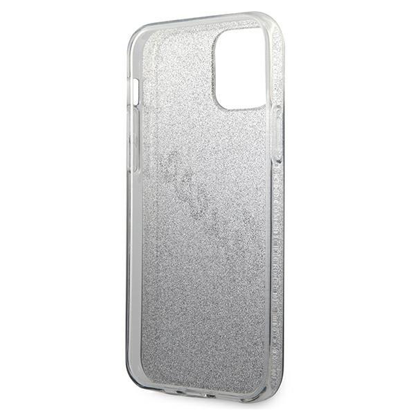 Guess Guhcp12Lpcuglsbk Iphone 12 Pro Max6,7 Czarny/Black Hardcase Glitter Gradient Script