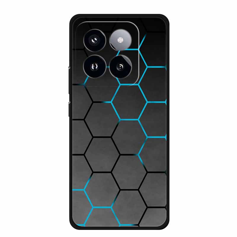 For Xiaomi 14T PRO Case Luxury Soft Silicone TPU Phone Cases Back Cover For Xiaomi14T Bumper Protective Shockproof Love fundas