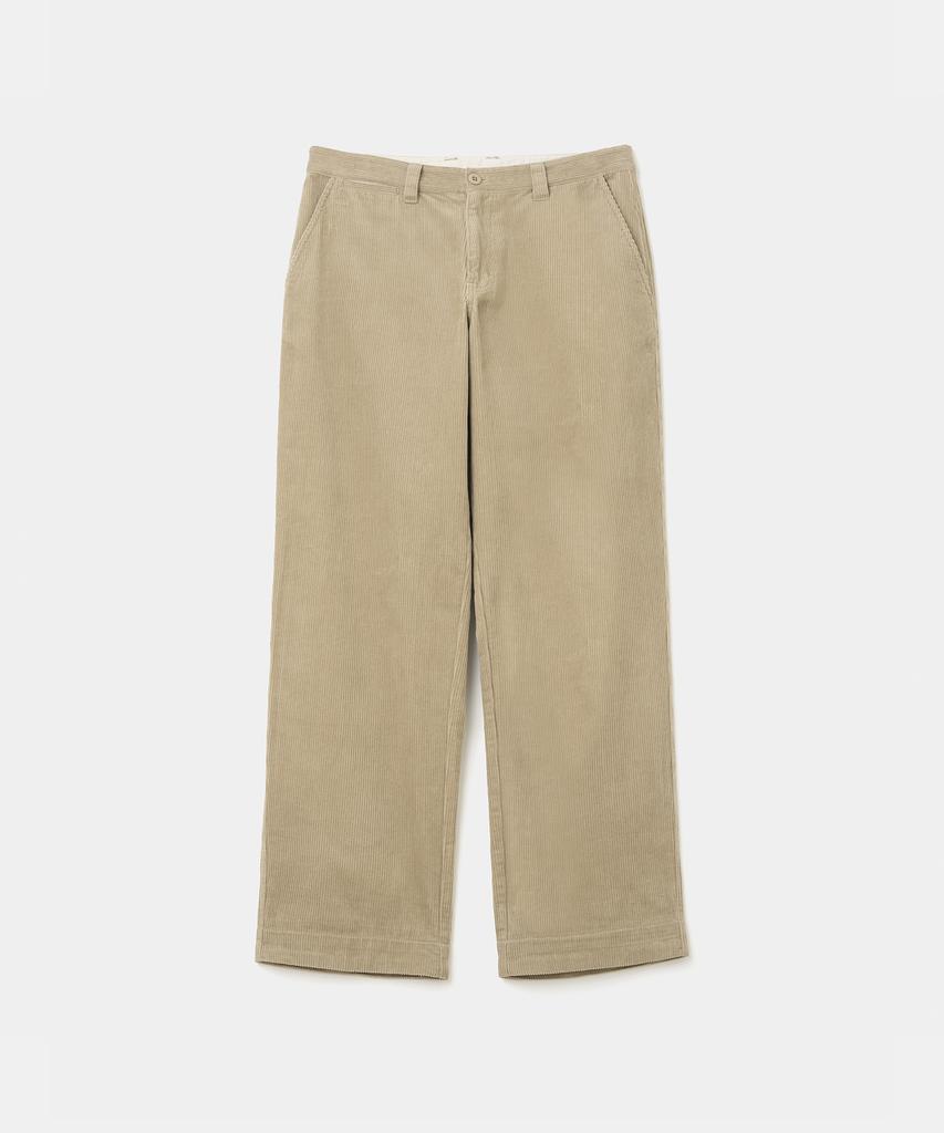 UNIFORM BRIDGE Corduroy Chino Pants Beige