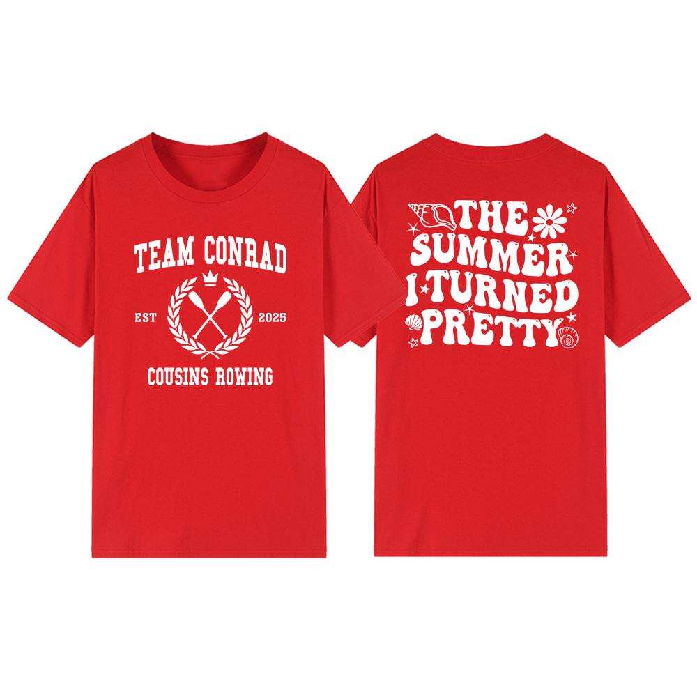 The Summer I Turned Pretty T-Shirt TSITP Team Conrad Tee Men Women Short Sleeve T-shirts Beach Summer Vibe Shirt Streetwear Tops