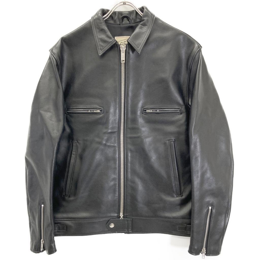 666 Black LETHER WARE Rider's Jacket Jacket 40 blackUsed