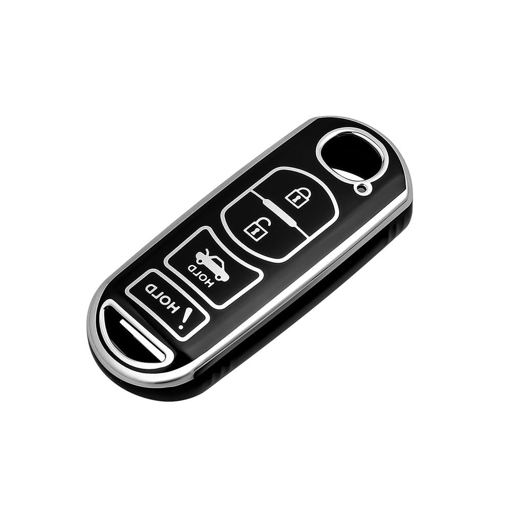 Soft TPU Car Key Case For Mazda 2 3 6 Demio Atenza Axela for Mazda Key Protector Car Key Cover CX-5 CX5 CX-3 CX7 CX-9 3 4 CX30