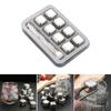 Ice Cubes with Nonslip Clip Reusable Whiskey Square Stone Drink Coolers