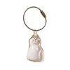 Cat Hair Storage Bottle Transparent Pet Fur Keepsake Keychain for Collecting Cat And Dog Hair Pet Memorial Gift