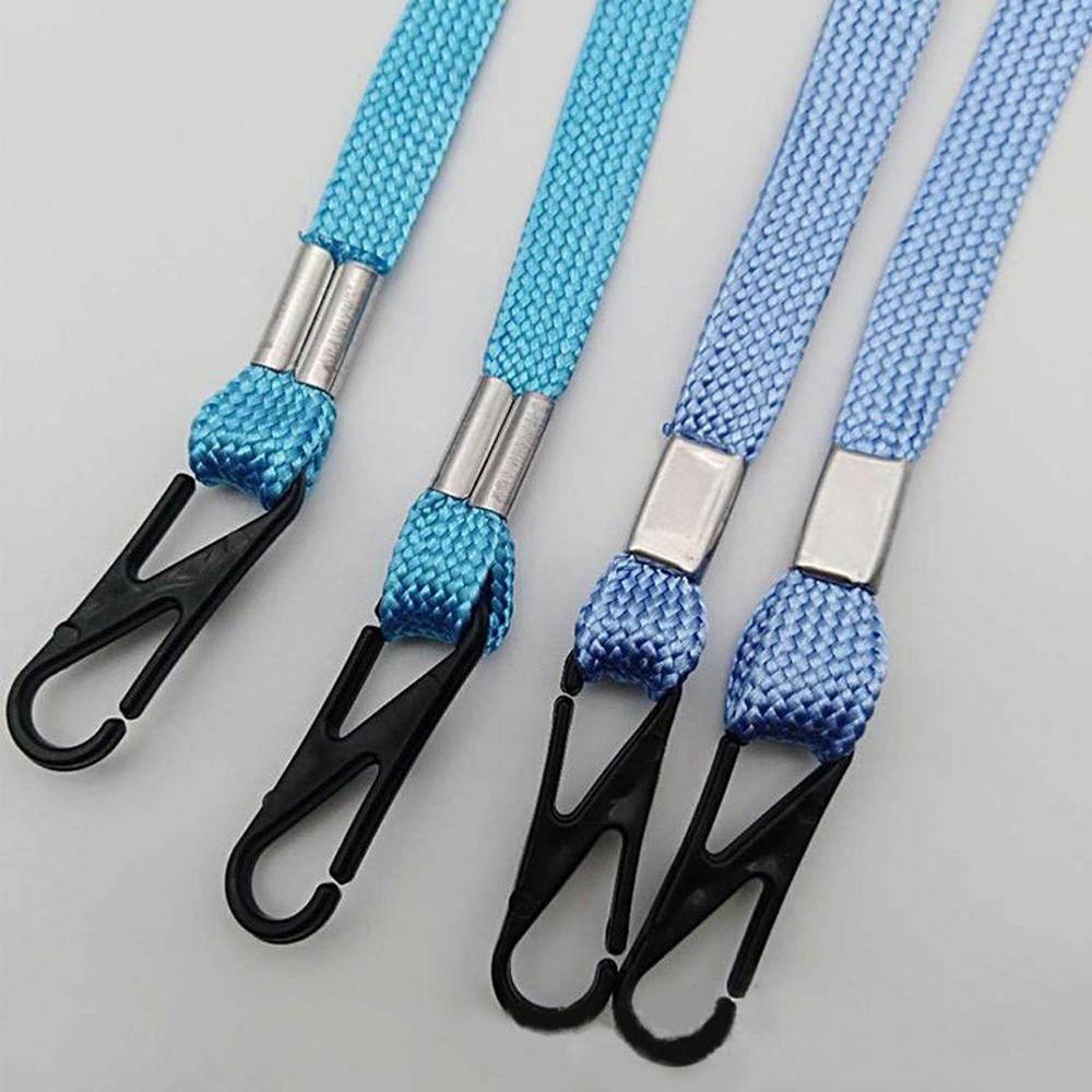 Keychain 100pcs/set Glasses Chain Buckle Small Carabiner Snap Anti-lost Rope Hook Plastic Buckle