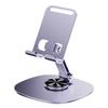 Universal 360° Rotating Metal Phone & Tablet Holder for Live Streaming, Binge-Watching, Learning, and More