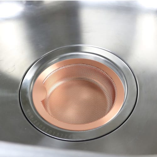 Talea ?14.3cm, H:4.2cm, Küchenablaufkorb, Edelstahl, Ablauf und Müllablauf, QS588C004