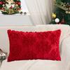 Throw Pillowcase 3D Snowflake Embroidery Hidden Zipper Closure Pillow Cover Bedroom Living Room