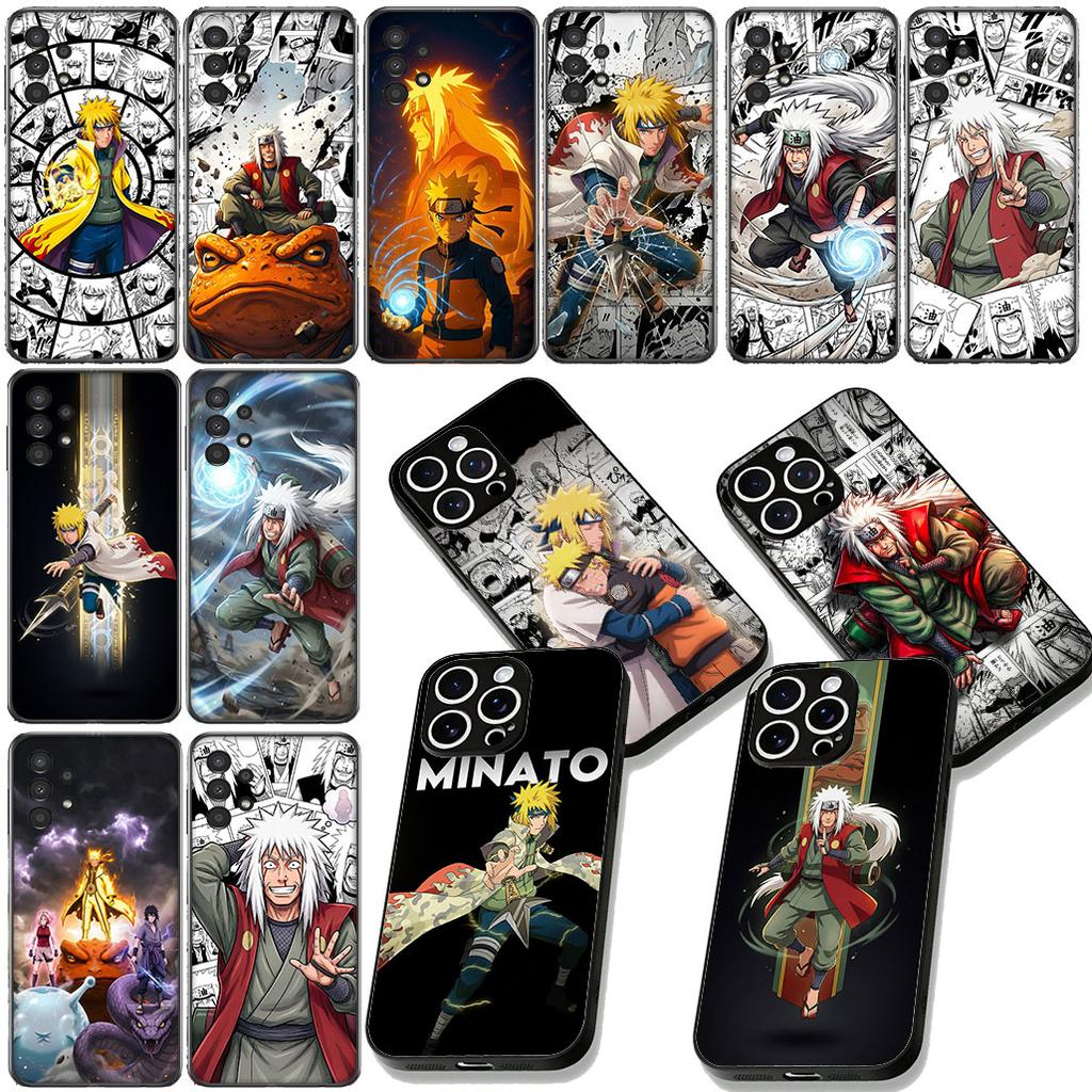 Jiraiya Naruto Namikaze Minato Phone Case for Xiaomi Redmi Note 12 11 10 A3 Pro 10A 10C 12C Note12 5G Protective Cover