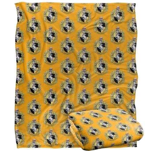 Harry Potter Hufflepuff Repeat Print Blanket