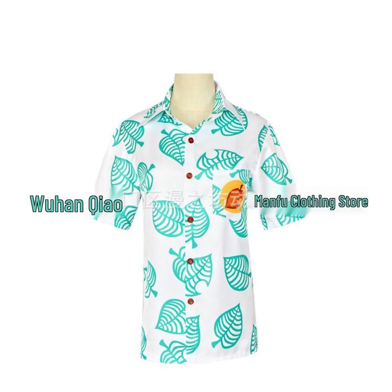 Animal Crossing Tom Nook Cosplay Shirt, Manzhi Fang Style Kids 120 белый