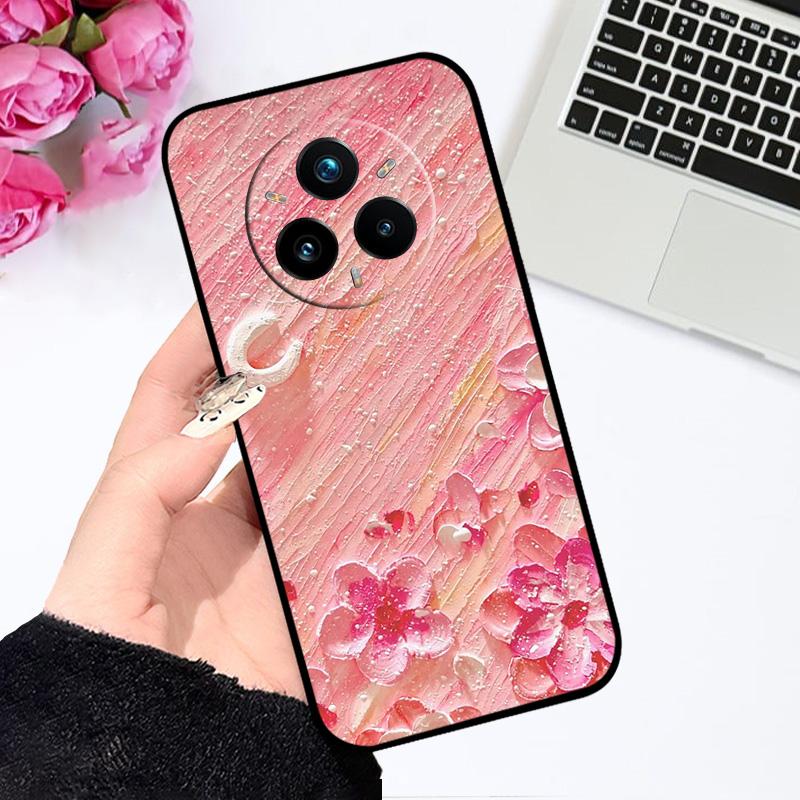 For Realme 14 Pro Case Cute Cartoon Soft Phone Back Cover For Realme 14 Pro Plus Coque 14 Pro+ Matte Silicone TPU Bumper Fundas