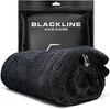Korean Black Double-Sided Absorbent Car Wash Towel with Little Braids