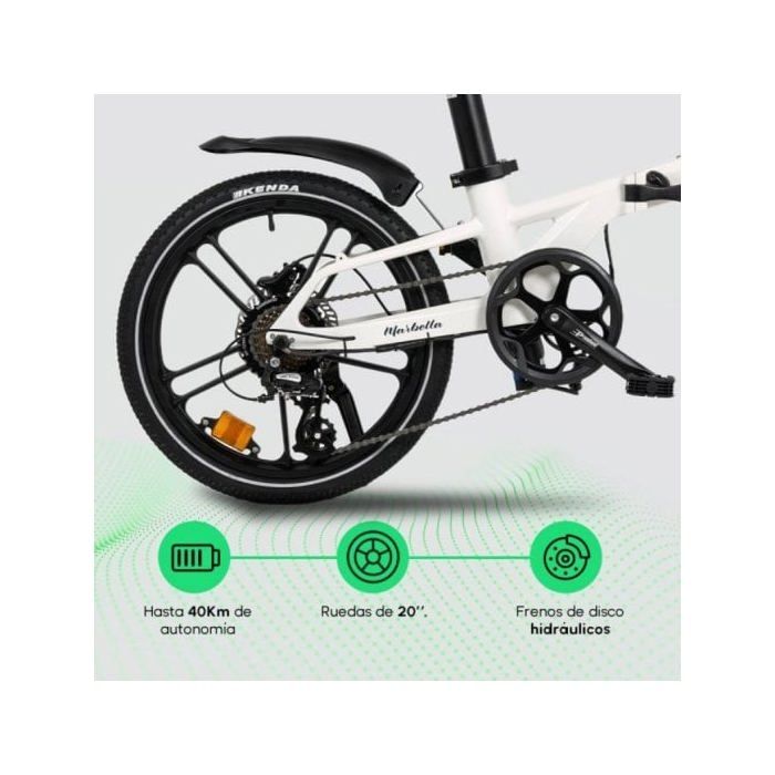 Elektrokolo YOUIN Marbella BK1350 250W 7V Skládací Vyjímatelná Baterie Hydraulické