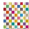 Bathroom Colorful Checkered Shower Curtain Set Waterproof Quick-Drying Mildew-Proof Easy To Install Modern Geometric Shower Curtain