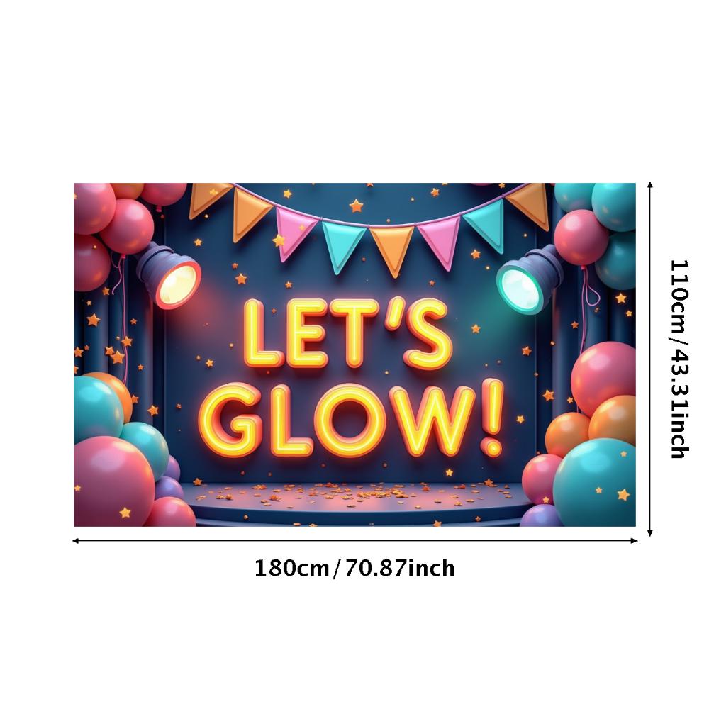 Photo Prop LED Neon Banner Party Decoration Glow Effect Neon Sign For Festival Decoration Party Celebration Night Event
